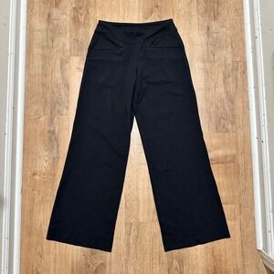 ATHLETA | Women's Black Wide Leg Performance Athletic Cropped Pants, Size XSP